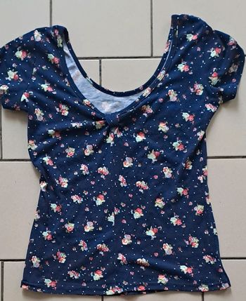 T-shirt fleuri