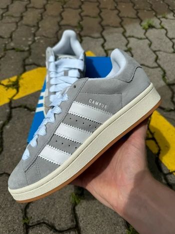 adidas Campus 00s Gris Blanc Semelle gomme    41