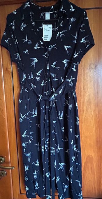 Robe été noire L H&M neuve
