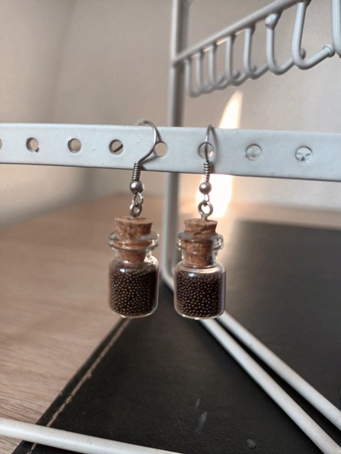 Boucles d'oreilles fioles