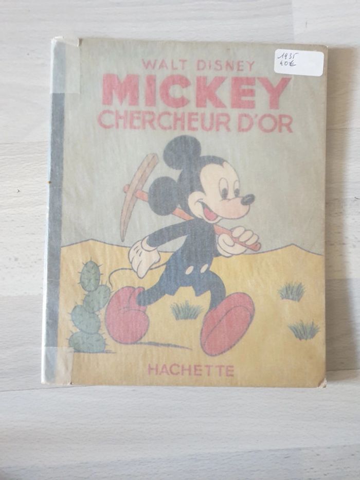 Magnifique livre mickey ancien 1935