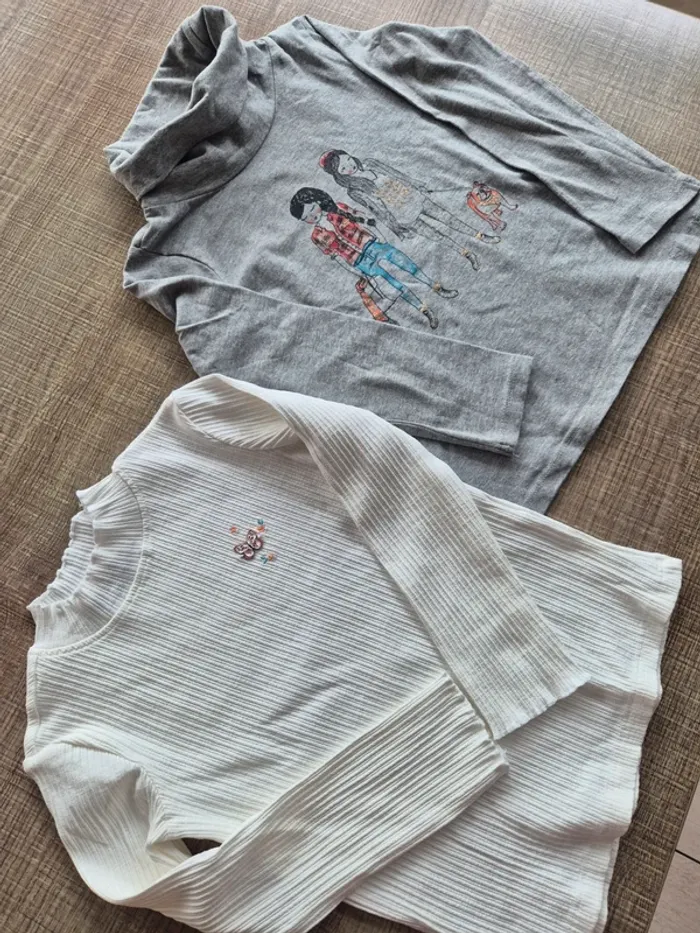 T-shirts Sergent Major et TAO 5 ans comme neufs - photo numéro 8
