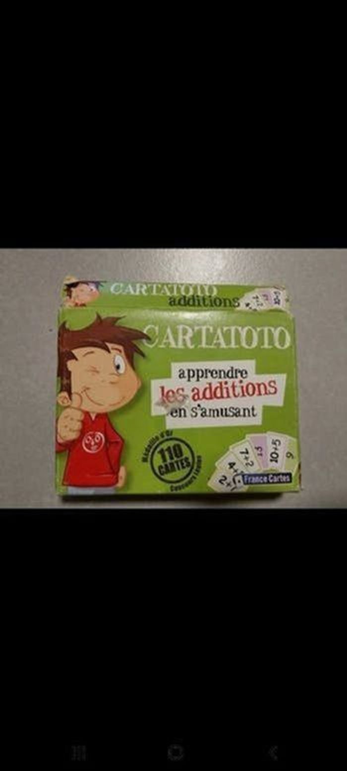 Cartatoto apprendre les additions
