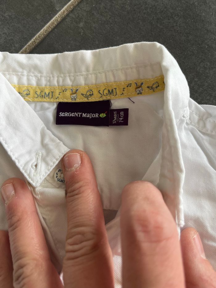 Chemise manche courte 12 mois - photo numéro 2