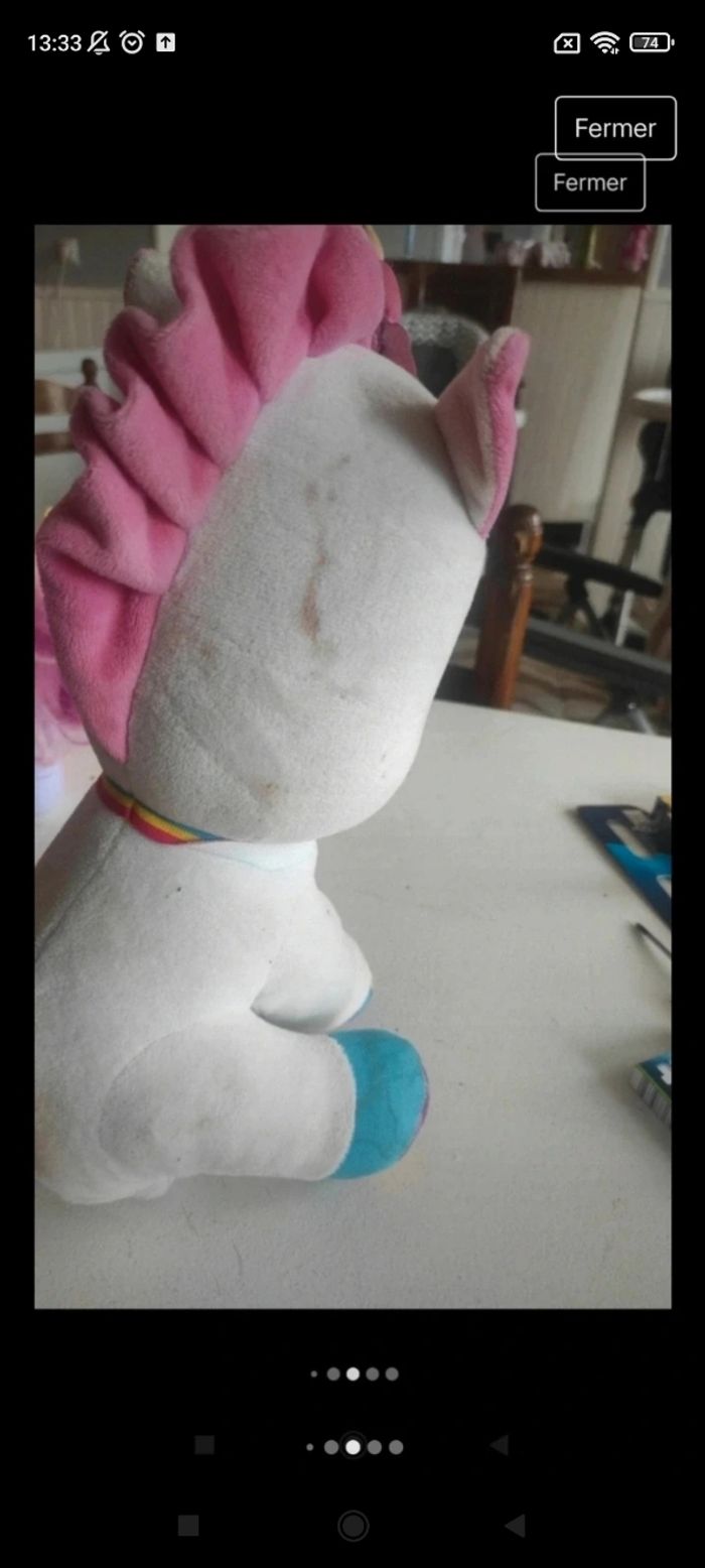 Licorne lumineux et musicale j10 - photo numéro 3