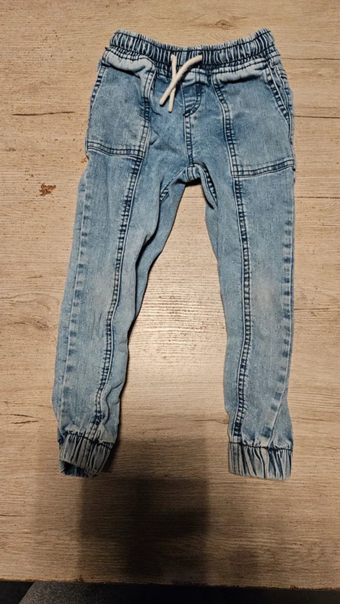Jean s sport, bleu clair, elastique dans le bas, Kiabi, 6 ans