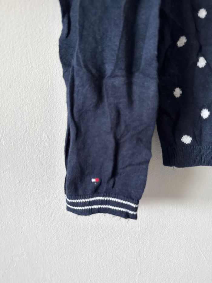 Pull col V femme Tommy Hilfiger à pois – Taille S - photo numéro 8