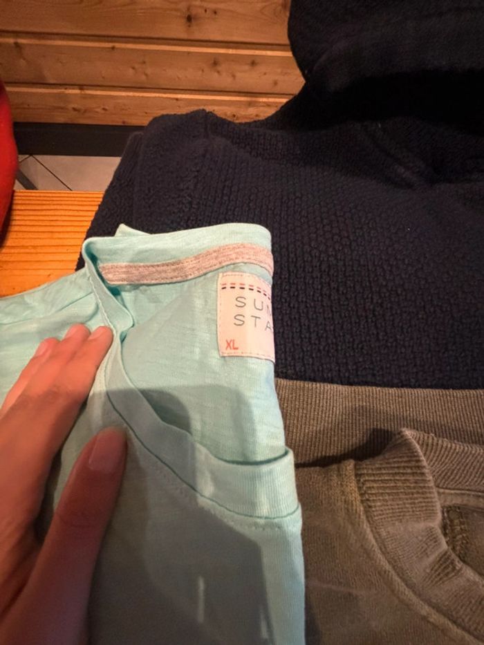 Lot de 7 pull et 1 t-shirt homme taille XL - photo numéro 4