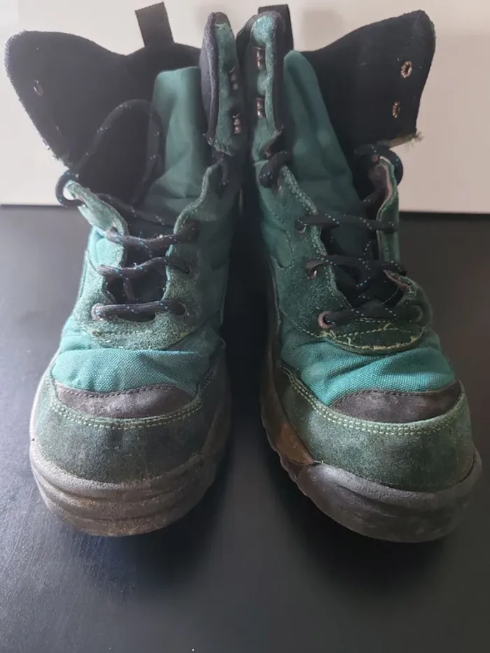 Chaussures de randonnée vertes – Decathlon – taille 44 - photo numéro 4
