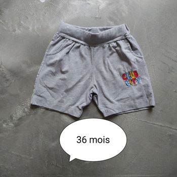 Short en coton 36 mois