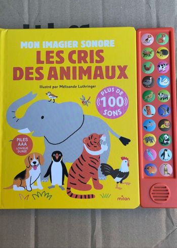 Livre sonore bébé