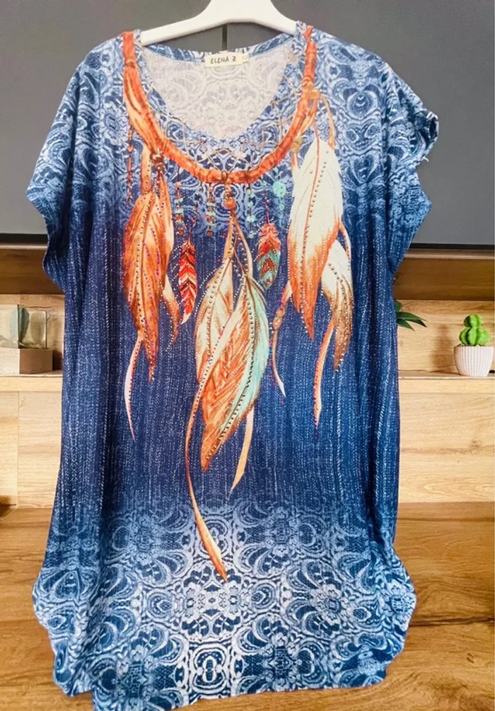 Tunique Elena Z plumes