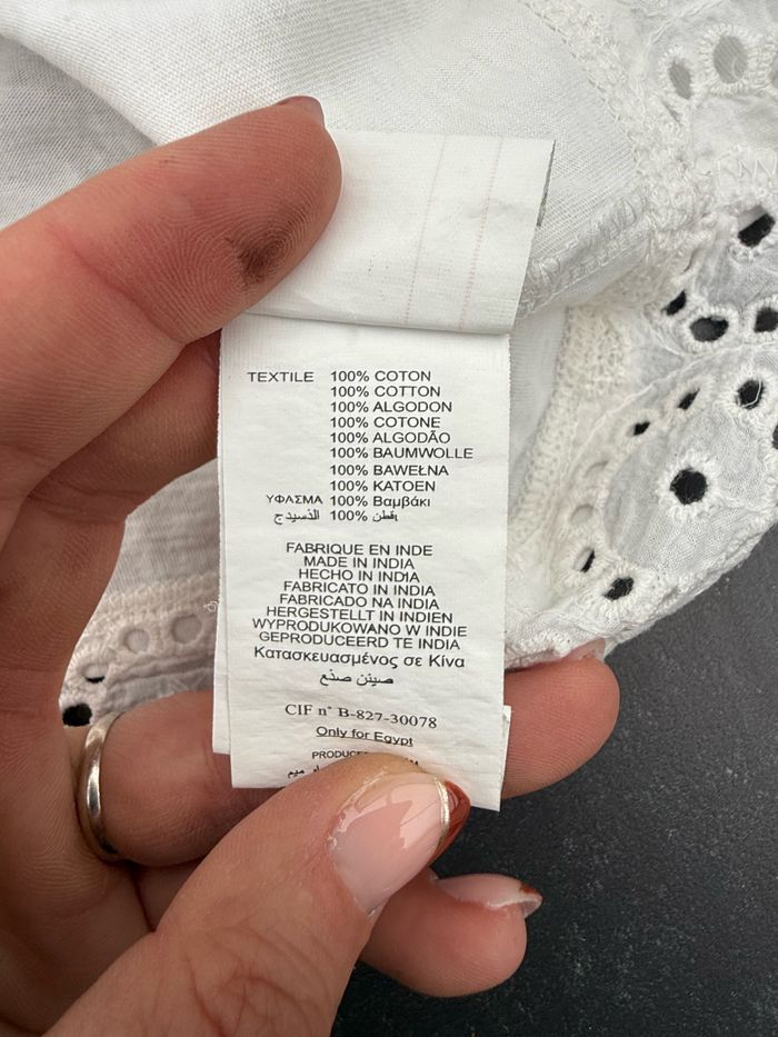 Tee-shirt court avec dentelle - photo numéro 5