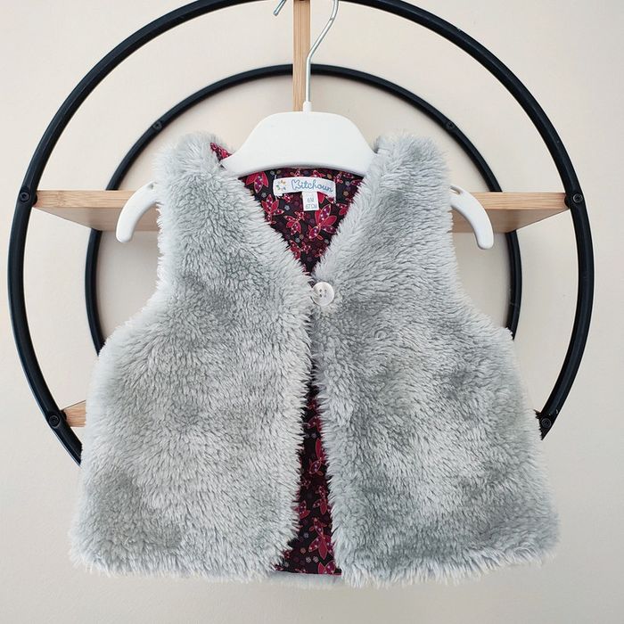 6 mois gilet tout doux sans manche