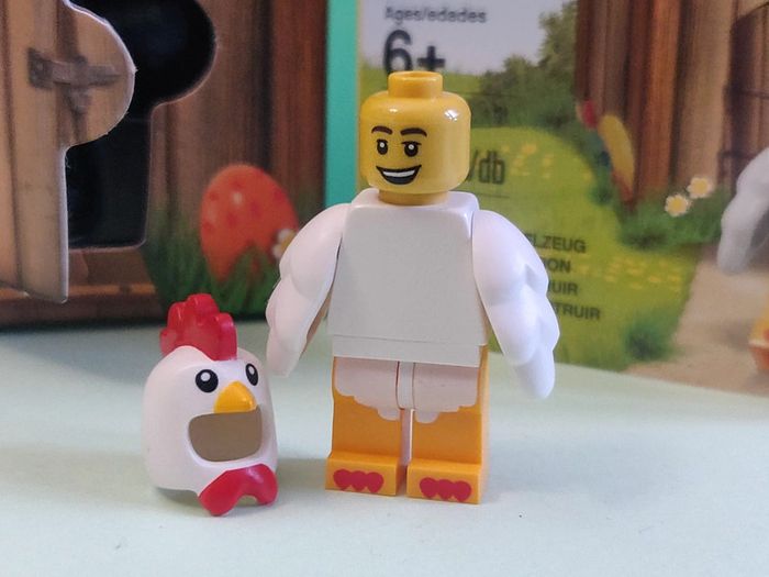 Minifig Lego poulet, en boîte - vrai Lego - photo numéro 13