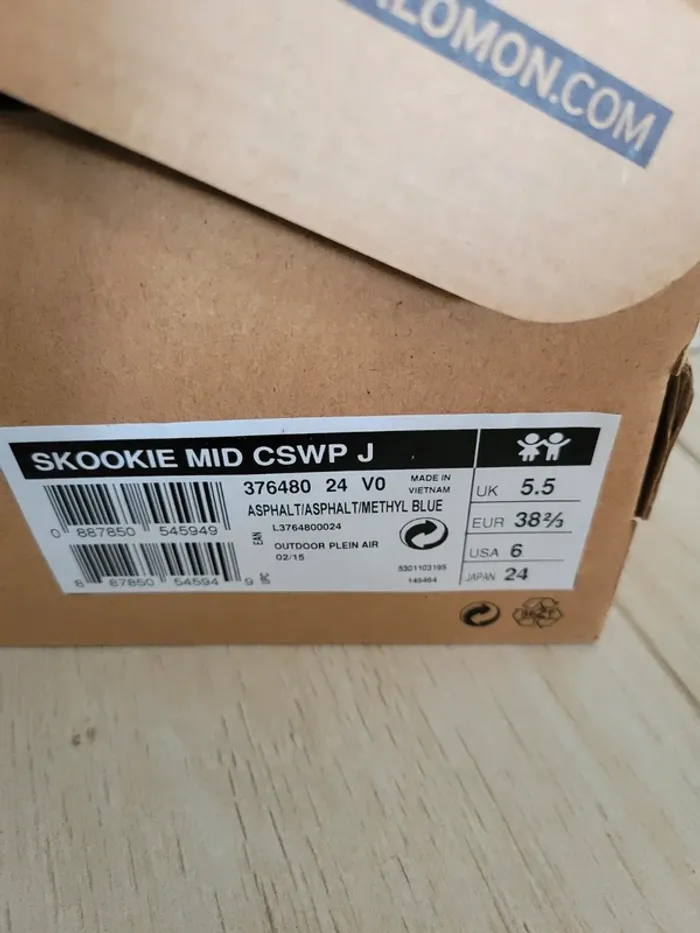 Chaussures de randonnée Salomon 38,5 - photo numéro 8