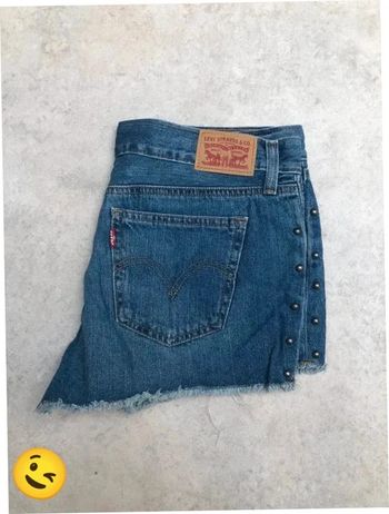 Short Levi's 501 W32 FR42 Bleu Femme Women #SHO47