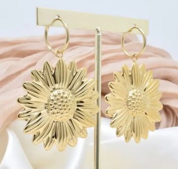Boucle d'oreilles en acier inoxydable - Neuf 