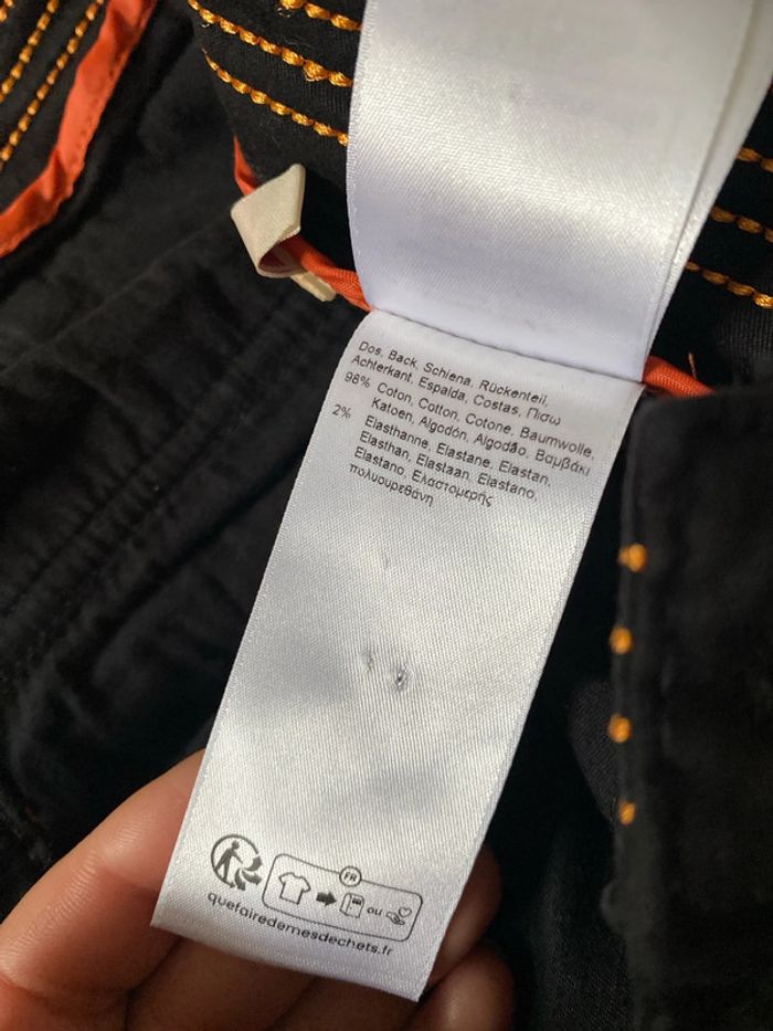 Pantalon Cargo Noir Schott W38 T 48-50 - photo numéro 8
