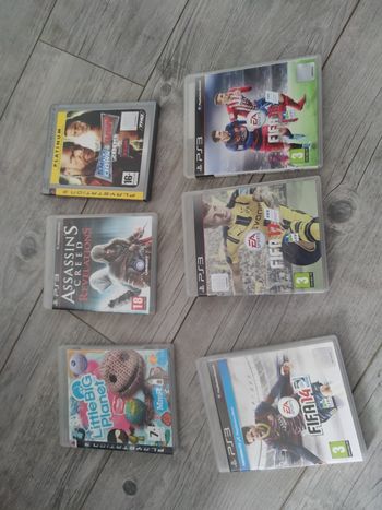 Lot de 6 jeux de ps3