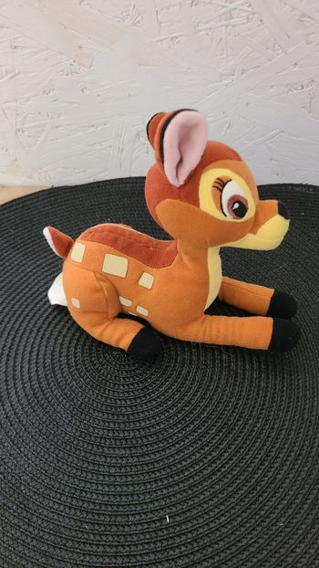 DOUDOU PELUCHE DISNEY JEMINI BAMBI 17 cm