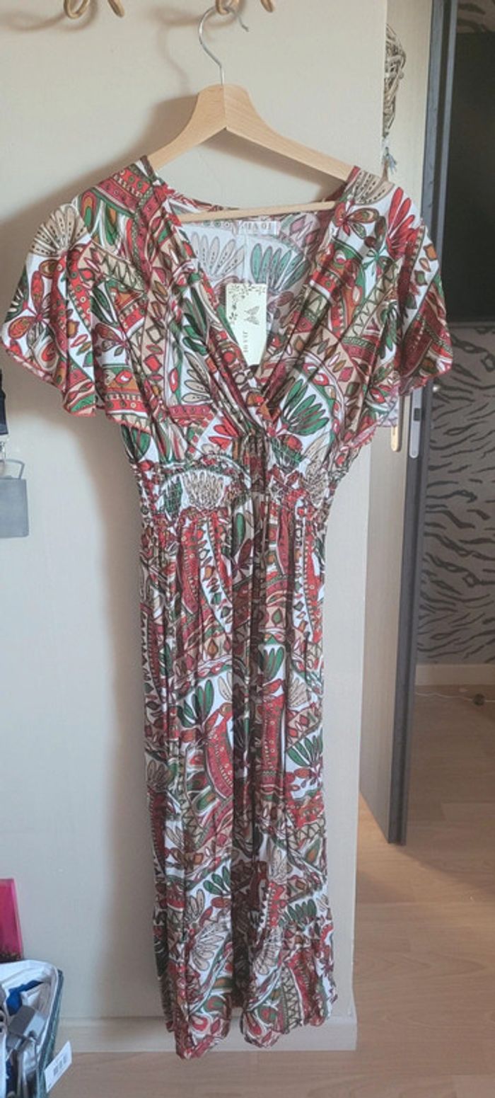 Robe longue neuve TM/L rouge