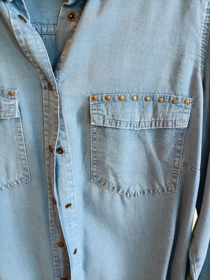 Chemise en jean 40 - photo numéro 2