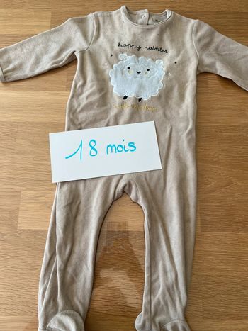 Pyjama hiver 18 mois kiabi
