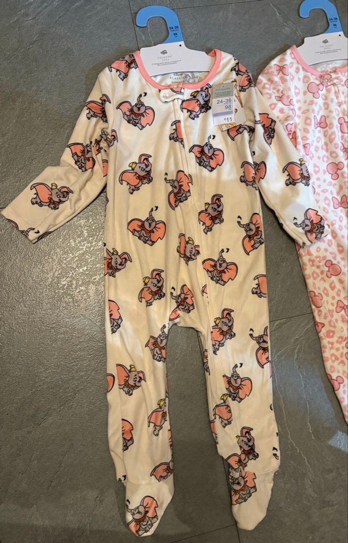 Lot de 2 pyjamas taille 24/36 mois soit 98cm neuf - photo numéro 5