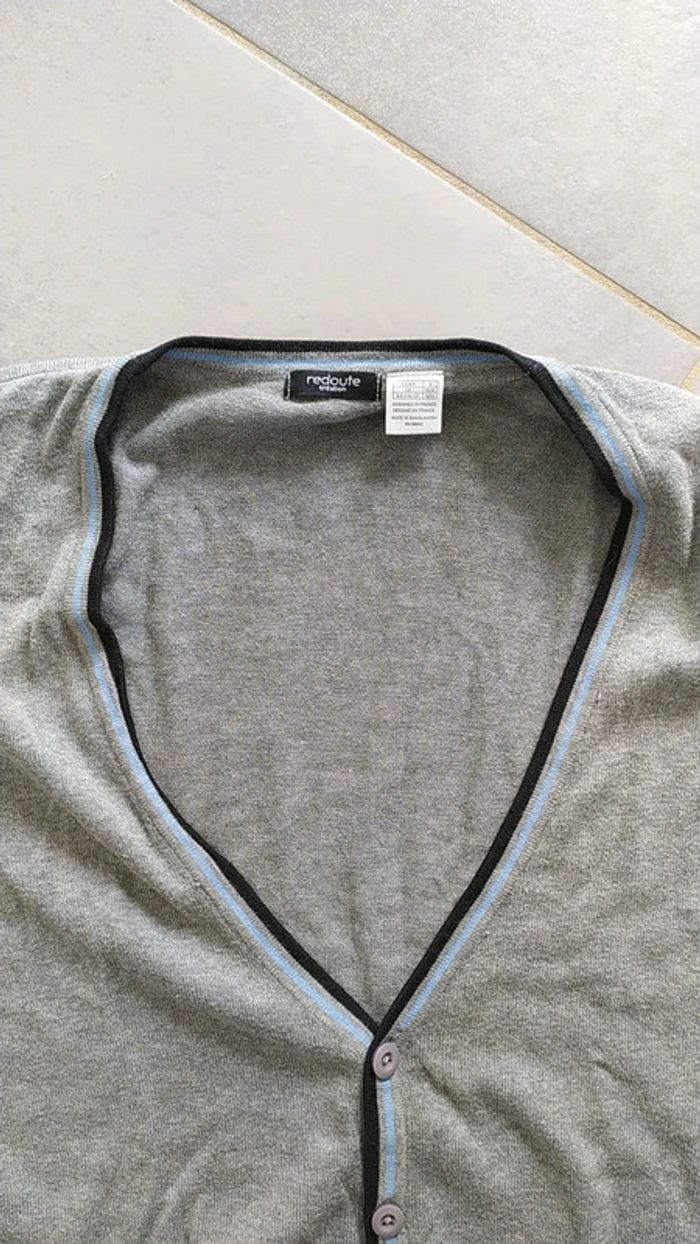 Gilet homme gris S la redoute - photo numéro 2