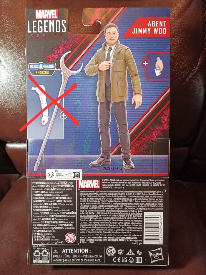 Marvel Legends Agent Jimmy Woo - photo numéro 2