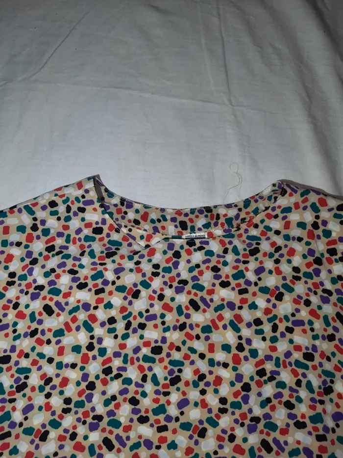 Blouse manches courtes tergal - photo numéro 5