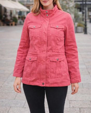 Veste rouge Atlas for women demi-saison taille 42-44 très bon état