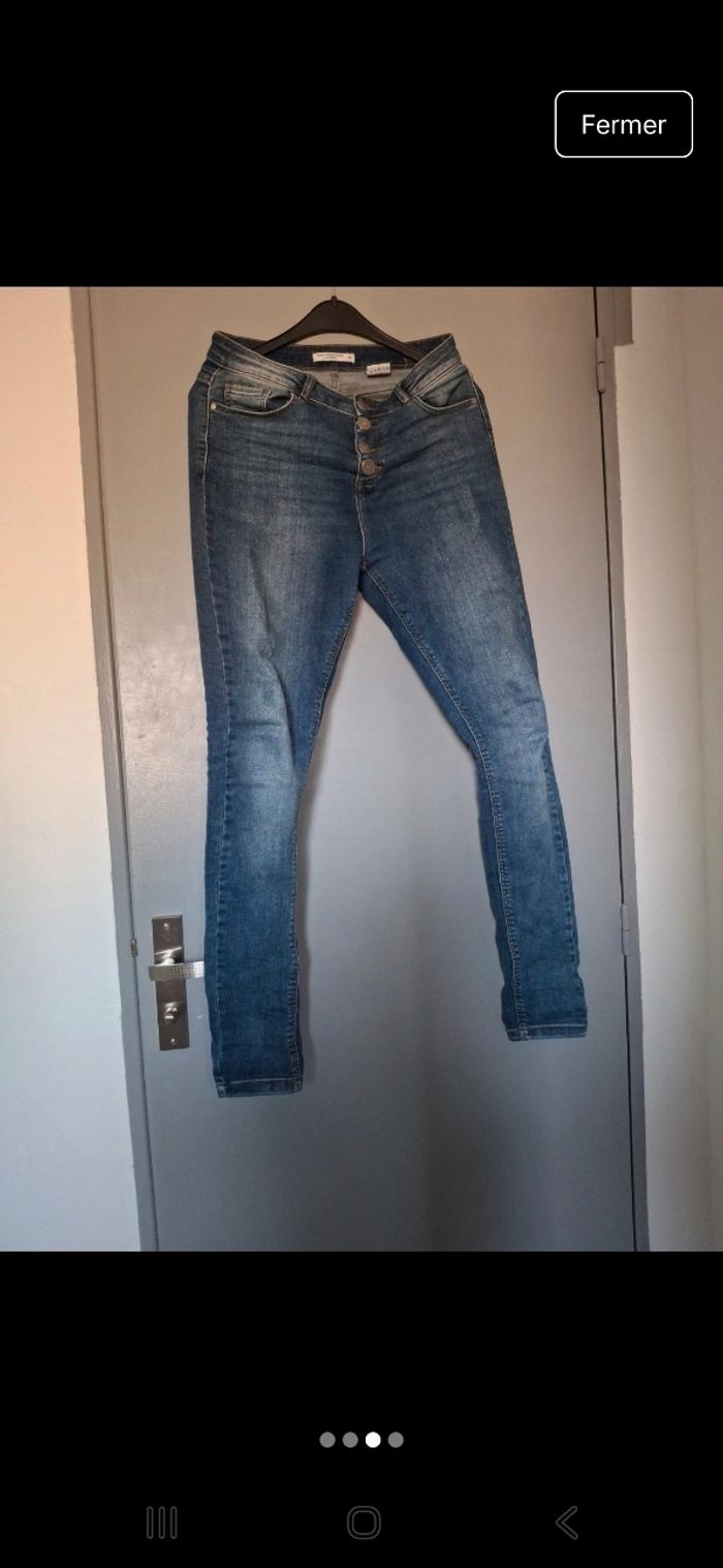 Jeans taille haute taille 38 - photo numéro 3
