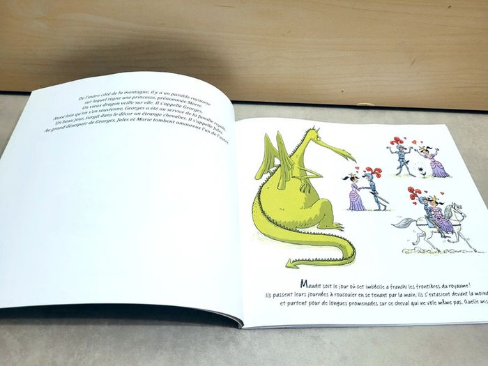 🌺 Livre (école des loisirs) : Georges le dragon - photo numéro 2