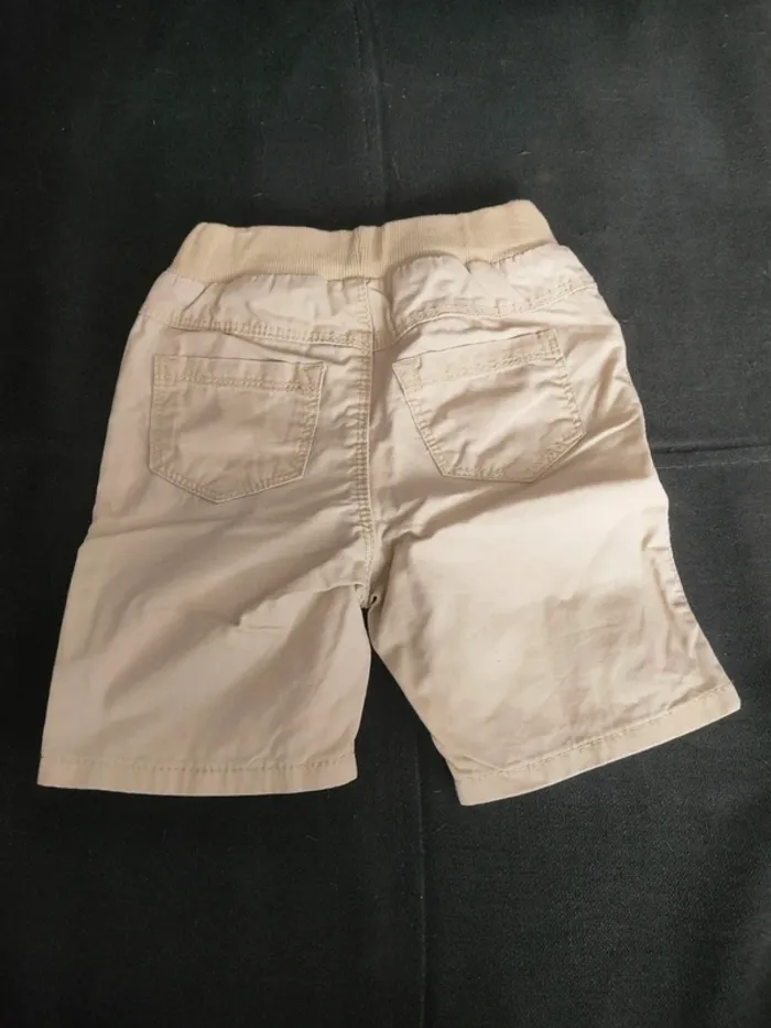 Short garçon beige tape a l'oeil 23 mois - photo numéro 2