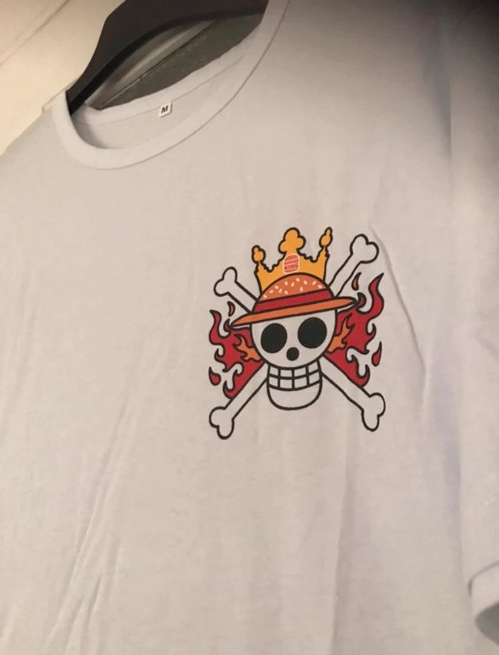 T-shirt One Pièce Burger King collector en taille M - photo numéro 8