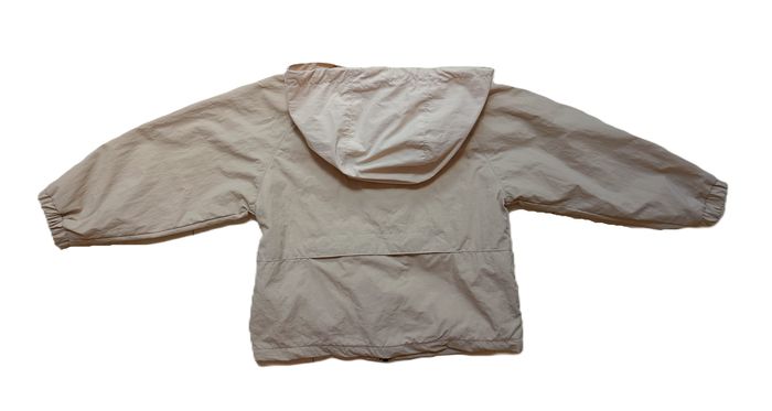 Veste légère coupe vent beige et crème à capuche. Zara. Taille 2 ans. 92 cm - photo numéro 6