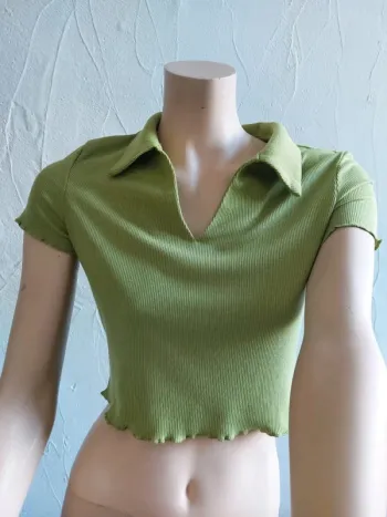 Top court vert Taille M