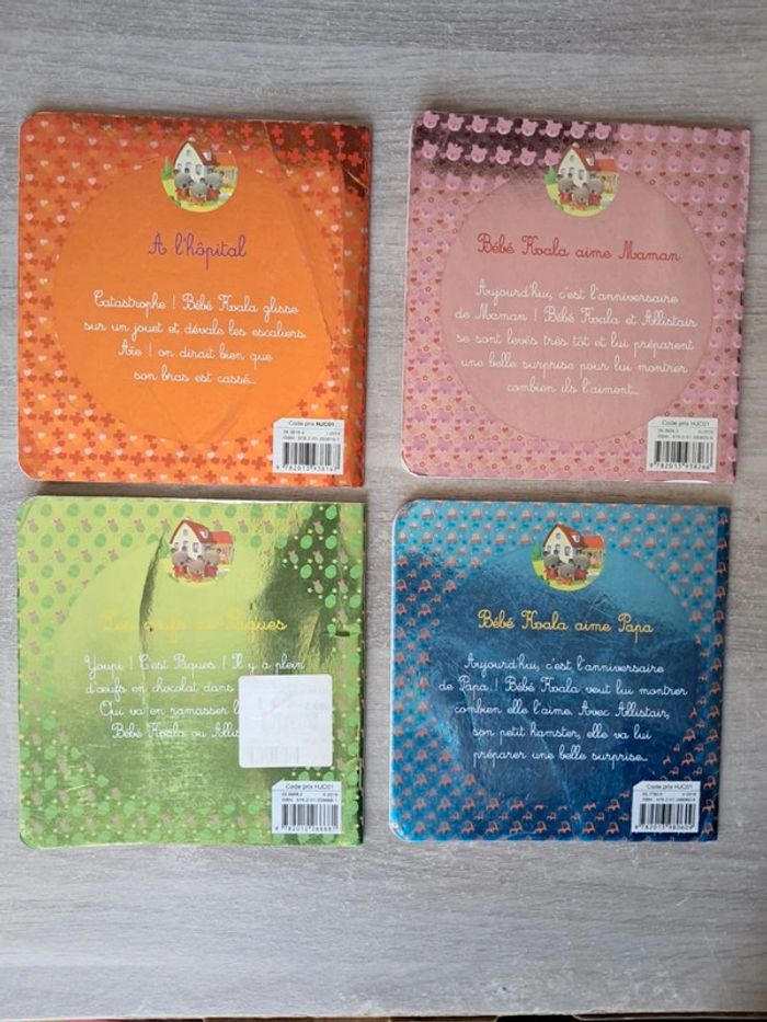 Lot de mini livre bébé koala - photo numéro 2