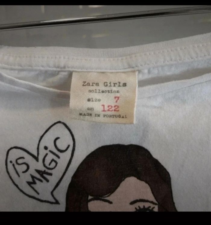 Tee shirt manches longues fille en 7 ans Zara - photo numéro 3