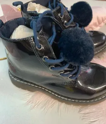 Bottines vernis fille - bleu - neuf - Zippy - Taille 28