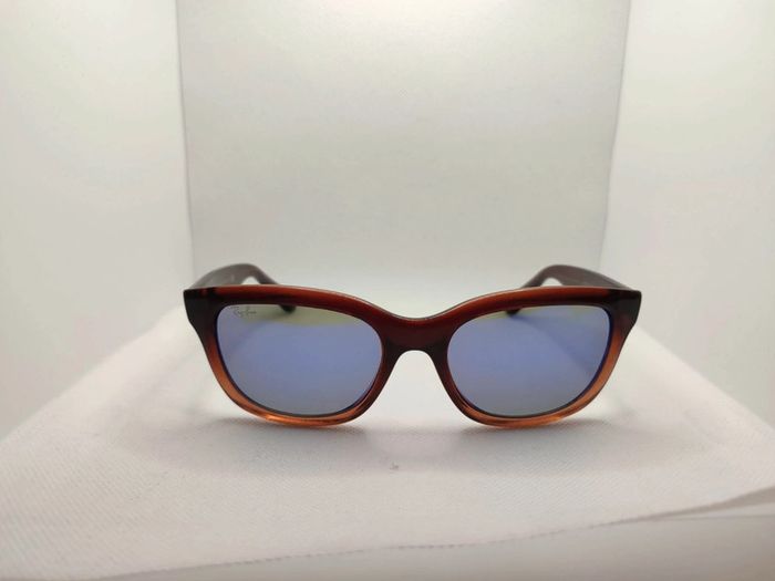 Lunettes de soleil RB4159 marron avec verres miroités bleus
