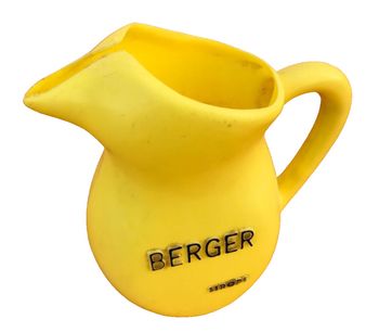 Pichet publicitaire Berger Sirops Plastique semi-rigide  Sirops de Luxe Made in France
