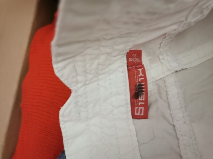 Short blanc avec revers 4 poches et 2 petites - photo numéro 3