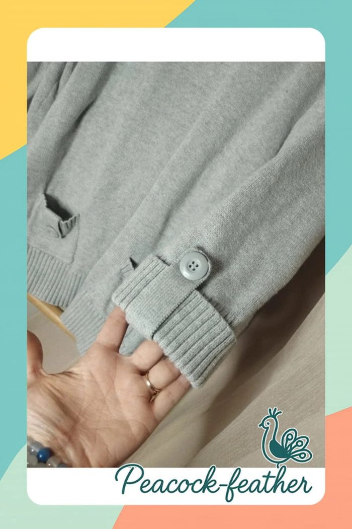 Pull gris 3/4 samba T5 - photo numéro 3