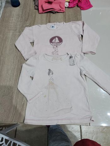 2 hauts Sergent Major et Petit Bateau