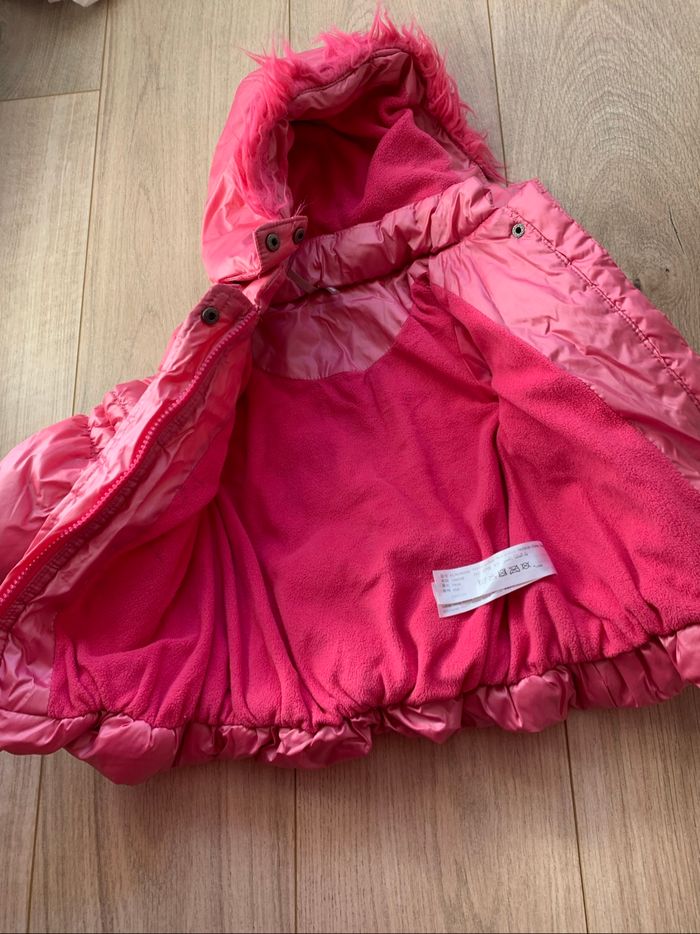 Manteau fille 12 mois rose - photo numéro 3
