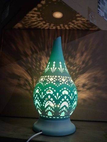 Lampe photophore nuit étoilé