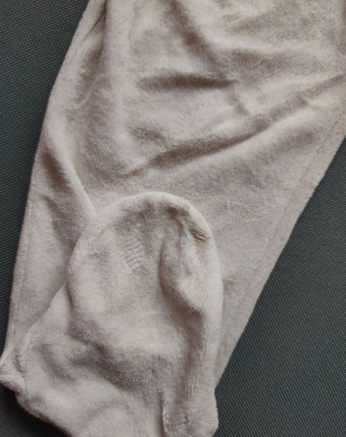 Dors bien beige en velours - photo numéro 5